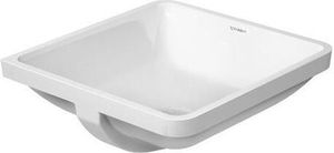 Duravit Einbauwaschtisch STARCK 3 mit Überlauf, ohne Hahnlochbank, 430 x 430 mm weiß