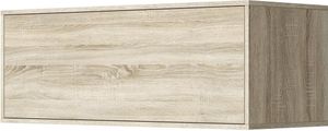 SMARTBett Hängeschrank mit 1 Klapptür zu 120 & 140 Schrankbetten Horizontal Standard Eiche Sonoma/ Eiche Sonoma