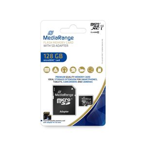 MEDIARANGE MicroSD-Card Class 10, 128 GB