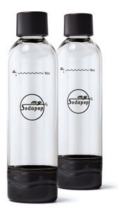 SODAPOP PET-Flasche, 1 Liter, 2 Stück für Harold, Joy, Sharon Up