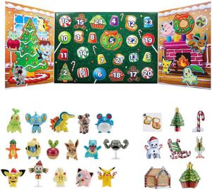Pokemon Multi Adventskalender 24 Stücke Mehrfarbig  Mehrfarbig One Size