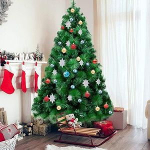 Gotoll Künstlicher Weihnachtsbaum XM030, Spitzen ca. 300, Grün, 120cm, Christbaum Premium-Kiefernadel-Kiefer-Weihnachtsbaum-Fichte, Feiertagsdekoration Tannenbaum mit faltbarem Ständer