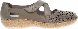 Damen Ballerinas Rieker 44856-64 beige 39