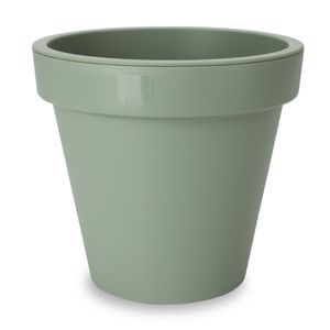 Kunststoff Pflanzkübel XXL rund - Ø 58 cm / hellgrün - Blumenkübel für Außen und Innen - Garten Pflanztopf Blumentopf Pflanzgefäß Übertopf