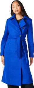 Principles - Zavinovací kabát pro ženy DH7754 (38 CZ) (Cobalt)