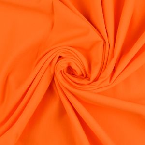 Sweat Stoff Mathias Orange, 250 g/m², 0,5 m, Stoffe Meterware, Sweatstoff