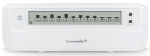 HOMEMATIC IP Smart Home 153621A0, siłownik do ogrzewania podłogowego, 12-krotny, z napędem silnikowym