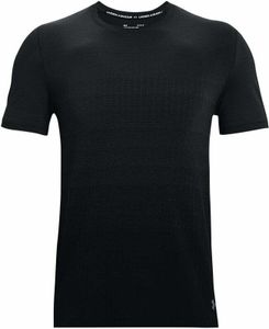 Under Armour Men's UA Seamless Lux Short Sleeve Black/Jet Gray XL Fitness tričko