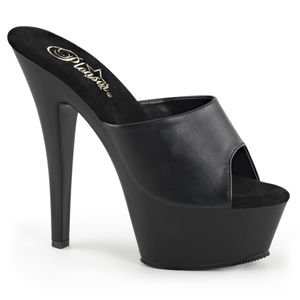KISS-201 Damen Sandale von Pleaser, Schwarz Matt , EU 39, US 9