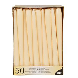 PAPSTAR Leuchterkerzen 22 mm creme 50er Pack