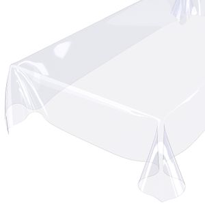 Tischdecke abwaschbar PVC Folie Durchsichtig 0,3 mm Klar Transparent 140x240 cm