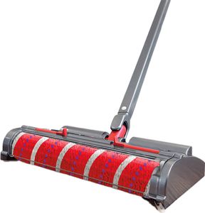 LIVINGTON Voom Cordless Turbo Broom - miotła elektryczna - samoczyszcząca rolka szczotki zapobiegająca zapychaniu - miotła do zamiatania - szybkie czyszczenie podłóg