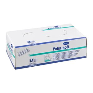 Rukavice Peha Soft z mäkkého materiálu bez obsahu latexu odolného voči roztrhnutiu veľkosť M