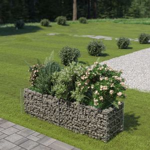 vidaXL Podłoże gabionowe ze stali ocynkowanej 180×50×50 cm