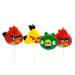 Kuchen Kerzen Angry Birds 4pcs  Godan Farbe:: Multicolor