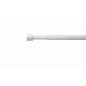 RIDDER 155101 Duschvorhangstange Ø 19 mm ausziehbar von 70-115 cm, Aluminium, weiß