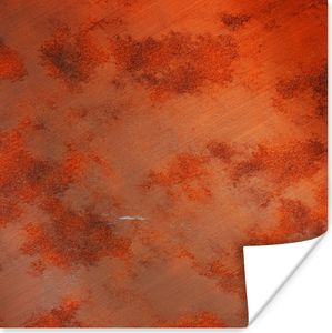 MuchoWow® Poster Rost - Industrie - Metall - Stahl 50x50 cm - Wohnzimmerdekoration