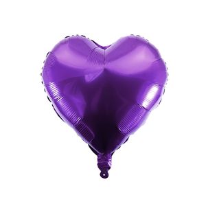 Oblique Unique Folien Luftballon Herz Form Kinder Geburtstag Baby Shower Mädchen Party JGA Hochzeit - lila