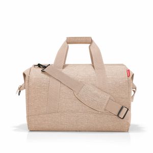 reisenthel allrounder L, cestovná taška, športová taška, taška cez rameno, lekárska taška, taška, polyesterová tkanina, Twist Coffee, 30 L, MT6041