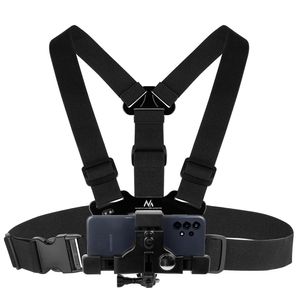 Držiak na mobilný telefón Maclean MC-445 Sport Strap Univerzálny držiak na mobilný telefón, kameru GoPro a iné kamery Black