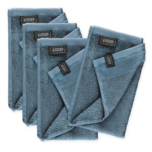 Schöner Wohnen 4er Set Gästehandtuch Sense Farbe blau Größe 30x50