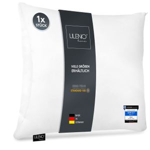 LILENO HOME Microfaser Kissen 30x30 cm [1er Set] bis 95 Grad waschbar mit Reißverschluss - Kopfkissen 30x30 cm als Kissen-Füllung für Bett oder als Deko-Kissen - Sofa-Kissen & Zier-Kissen