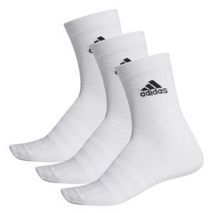 Adidas Light Crew 3 Pair White / White / White EU 37-39