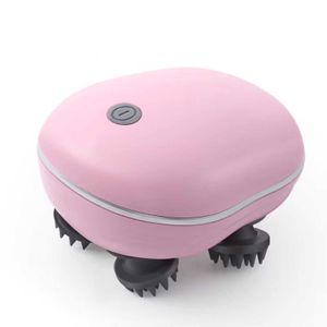 Kopf Massagegerät Haushalt Elektrisches Massagegerät Knetvibration USB Wiederaufladbares Mehrzweck Schulter Nacken Kopfhaut Kopfmassagegerät Für Kopf, Nacken, Rücken, Rosa