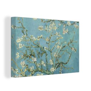 OneMillionCanvasses® - Leinwandbilder - 150x100 cm, Van Gogh - Mandelblüte - Alte Meister - Kunst - Vintage, Wandbilder Kunstdruck Wanddekoration - Foto auf Leinwand - Gemälde auf