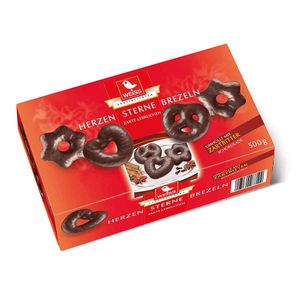 Lambertz Schokoladen Lebkuchen mit Zartbitterschokoladen Überzug 500g
