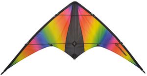 STUNT KITE 160, incl. Carrybag, Rainbow