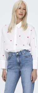 ONLY Bluse Hemdkragen Box Fit Manschetten Knopfleiste Größe: M ONLY Bluse Hemdkragen Box Fit Manschetten Knopfleiste Größe: M