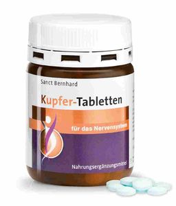 Sanct Bernhard Kupfer-Tabletten - 180 Tabletten