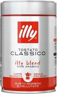 illy Classico Mokka Normale Röstung - 250g Kaffee gemahlen, 100% Arabica illy Classico Mokka Normale Röstung - 250g Kaffee gemahlen, 100% Arabica