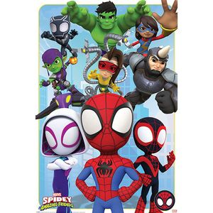 Spidey And His Amazing Friends - Poster "Goodies And Baddies" PM4068 (91,5 cm x 61 cm x 0,1 cm) (Bunt)
