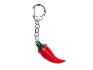 Chili Schlüsselanhänger Miniblings Anhänger Schlüsselring Peperoni Paprika rot