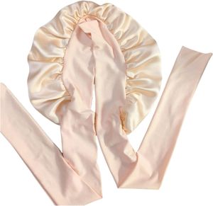 INF Čiapka na spanie zo 100% hodvábu Mulberry Silk pre ženy Svetlo ružová