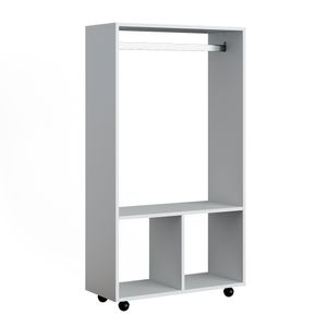 Vicco Kleiderschrank Sydney, 70 x 128 cm, Weiß