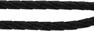 TRIXIE Cavo verstellbare Leine – L–XL: 2 m Ø 18 mm – Schwarz