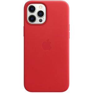 Apple iPhone 12 Pro Max Leder Case mit MagSafe - Neu / OVP, Farbe:(Product) Red