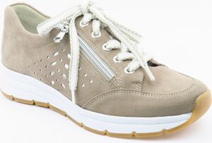 Semler Nicki pann silber Damen Sneaker in Beige, Größe 4 Semler Nicki pann silber Damen Sneaker in Beige, Größe 4