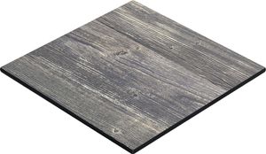 COMPACT | Gastro HPL Tischplatte | B:T 60 x 60 cm | Rustikal Kiefer | Quadratisch | Gastro HPL Tischplatte