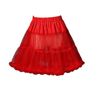 18" der 50er Jahre Retro-Unterrock Unterkleid Petticoat Rock Tutu Rot (Red, L/XL)