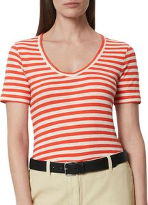 Marc O'Polo Striped V-neck Shirt Damen Marc O'Polo Striped V-neck Shirt Damen
