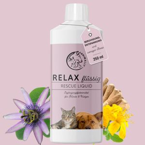 Relax Liquid - Rescue Tropfen für Hunde & Katzen