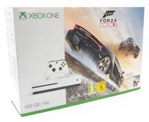Microsoft Xbox One konzola S + ovládač 500 GB biela Balenie Forza Horizon 3