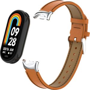 INF Xiaomi Band 9/8 NFC-Armband mit Metallanschluss Braun
