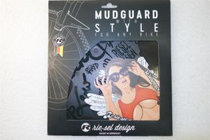 Riesel Design ® Mudguard - Schlamm:pe - inkl. Kabelbinder für das MTB Schutzblech/Stylisches Fahrrad Schutzblech & modernes Mountainbike Schutzblech für Jede Fahrradgröße