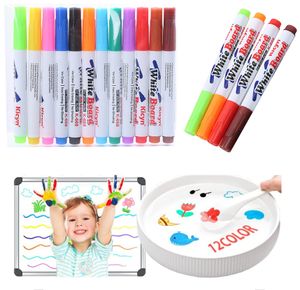 20x Magischer Wasserstift zum Malen, Whiteboard Stiften, Ungiftiger Kunststift, Löschbarer Markierungsstift