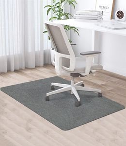 Bürostuhlunterlage 90x120cm Dunkelgrau I Bodenschutzmatte Bürostuhl I Bodenschutzmatte für Hartböden I Kratzfeste Bodenmatte I Stuhlunterlage I Schrei